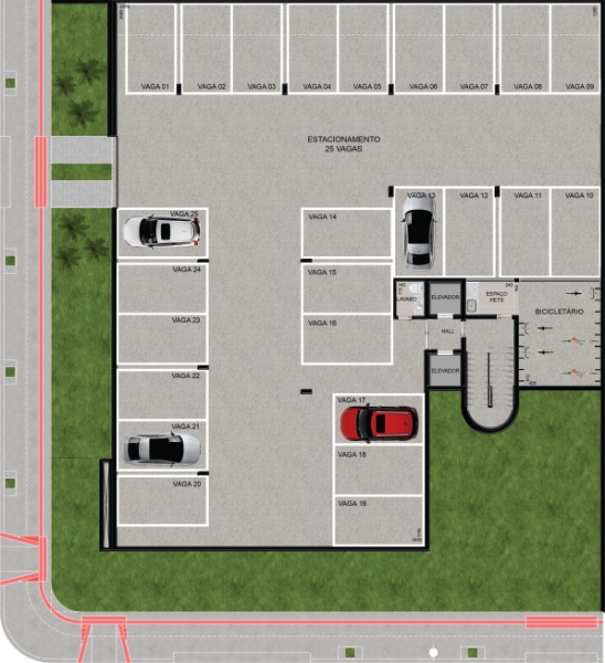 Garagem - 1º Subsolo
